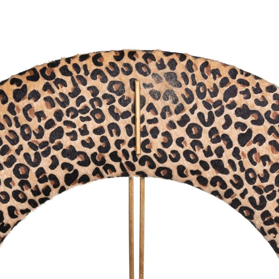 Vgur 48 x 3,5 x 48 cm Syntetisk stof Metal Leopard #13