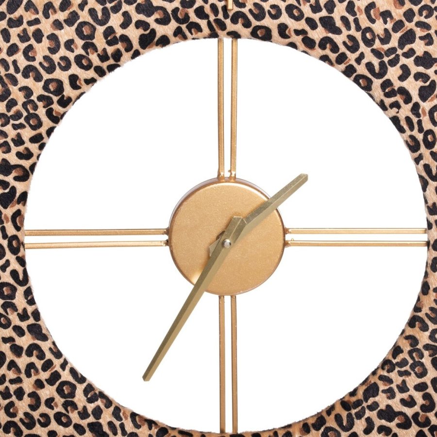 Vgur 48 x 3,5 x 48 cm Syntetisk stof Metal Leopard #9