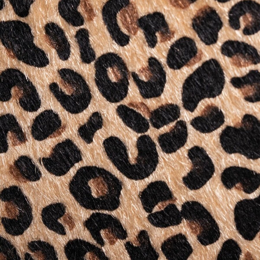Vgur 48 x 3,5 x 48 cm Syntetisk stof Metal Leopard #5