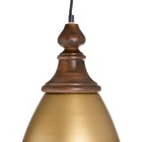 Loftslampe 21 x 21 x 37 cm Gylden Tr Jern 220 V Mangotr 240 V #2