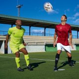 Kort�rmet Sport T-shirt Luanvi Pol R�dbrun #2