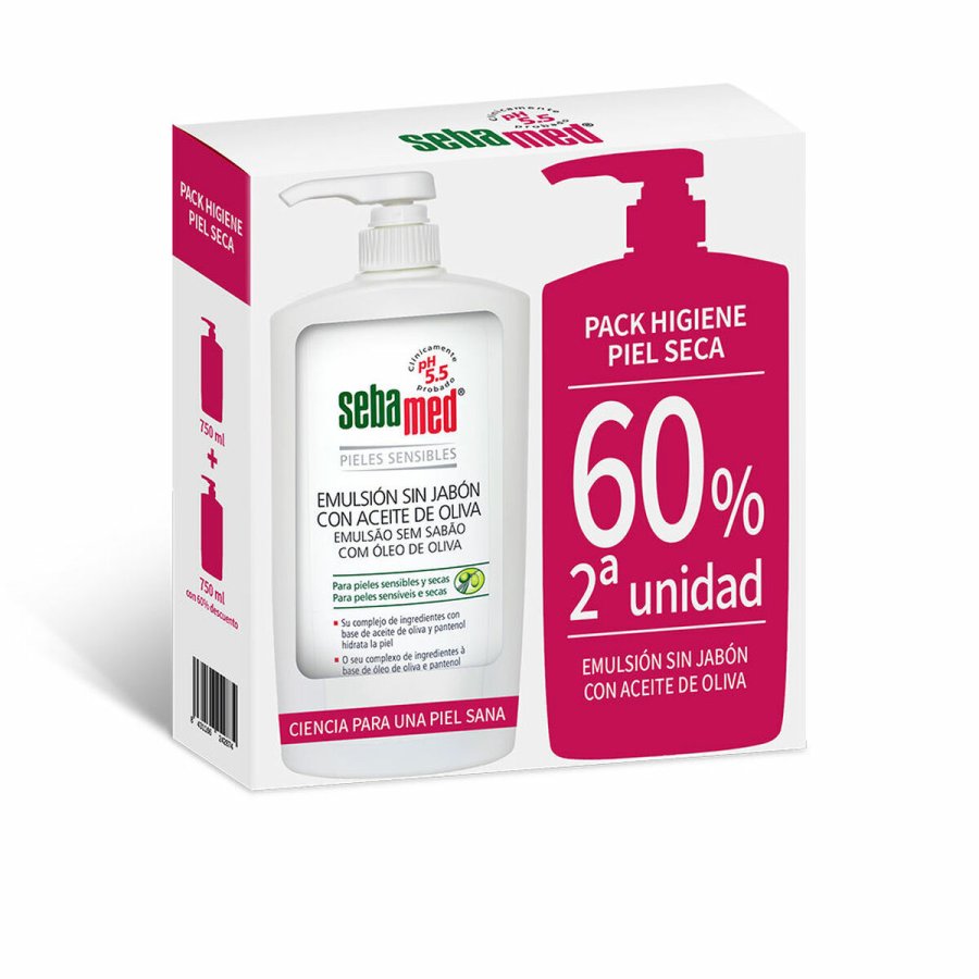 Shower Gel Uden Sbe Sebamed Tr hud Olivenolie 2 enheder #1