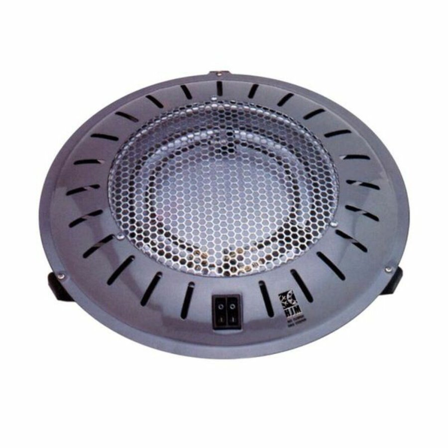 Varmeb�kken HJM 100 900W 400 W/500 W/900 W R�d S�lvfarvet #1