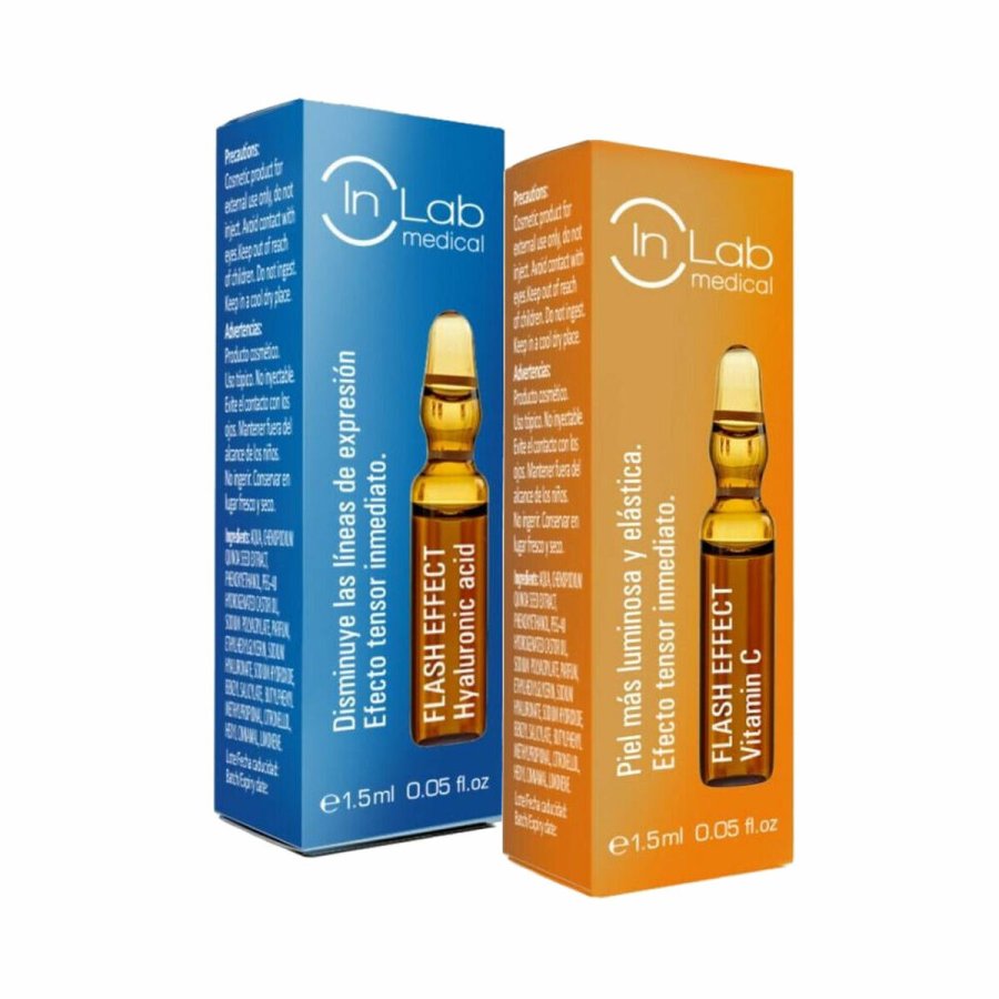Ampuller Inlab Flash Effect Duo Hyaluronsyre C-vitamin 15 ml (2 x 1,5 ml) #1