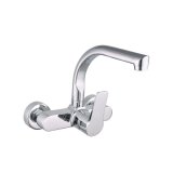 Hane med blandingsbatteri EDM 01145 Slvfarvet Rustfrit stl Kobber Zink 21 x 19 cm #1