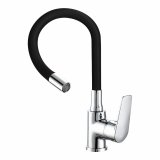 Hane med blandingsbatteri EDM 01155 Baiona Sort Kobber Zink Fleksibel Kkken #3