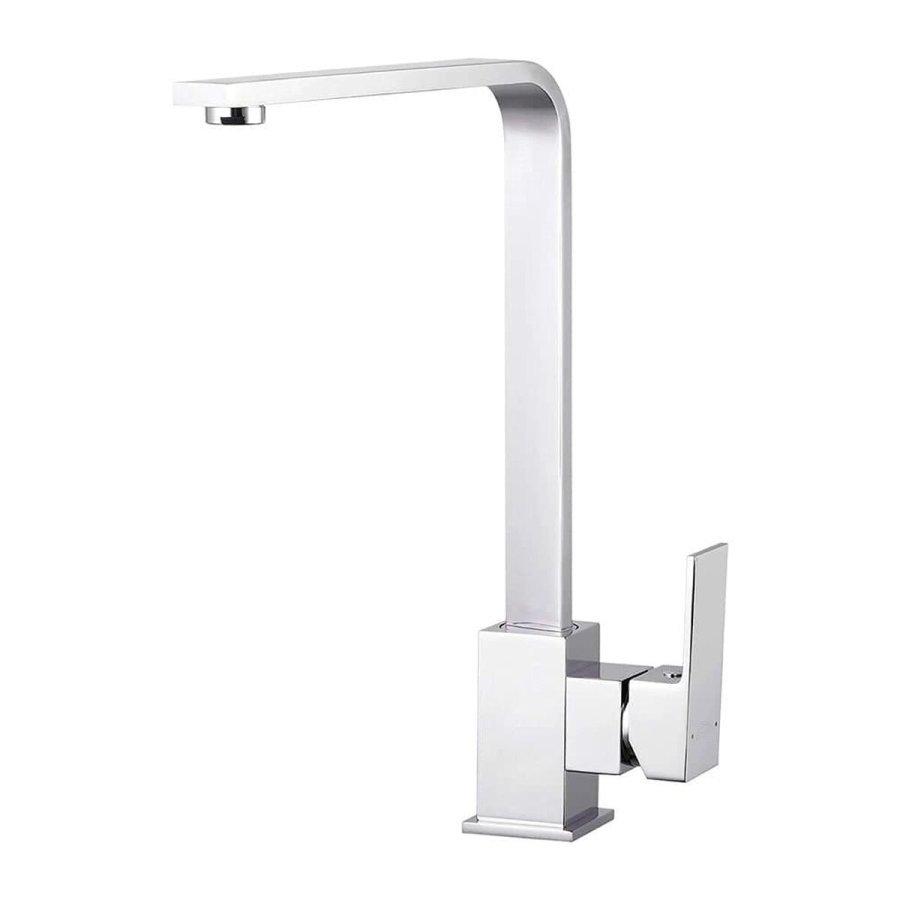 Hane med blandingsbatteri EDM 01194 Getaria Slvfarvet Rustfrit stl Kobber Zink 5,2 x 20,05 x 33,8 cm #1