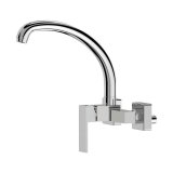 Hane med blandingsbatteri EDM 01195 Getaria Slvfarvet Rustfrit stl Kobber Zink Vask #1
