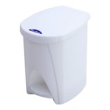 Affaldsspand med pedal Plastiken Hvid PVC #1