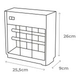 Elektrisk insektmorder EDM 06011 Sort Slvfarvet 12 W 25,5 x 9 x 26 cm Professional #2
