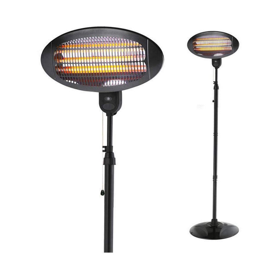 Kvartsradiator EDM 07091 07091 Sort 2000 W 49,6 x 15,6 x 24,2 cm #1