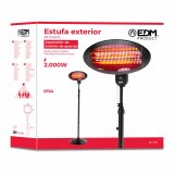Kvartsradiator EDM 07091 07091 Sort 2000 W 49,6 x 15,6 x 24,2 cm #13
