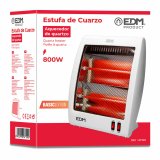 Kvartsradiator EDM 07109 07109 Hvid 1000 W #17