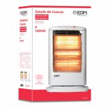 Kvartsradiator EDM 07117 07117 Hvid 1200 W #9
