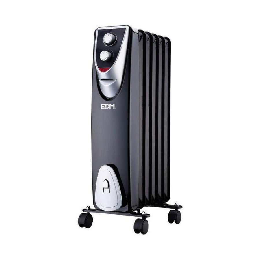 Radiator EDM 07126 Black Edition Sort/Gr 1000 W #1