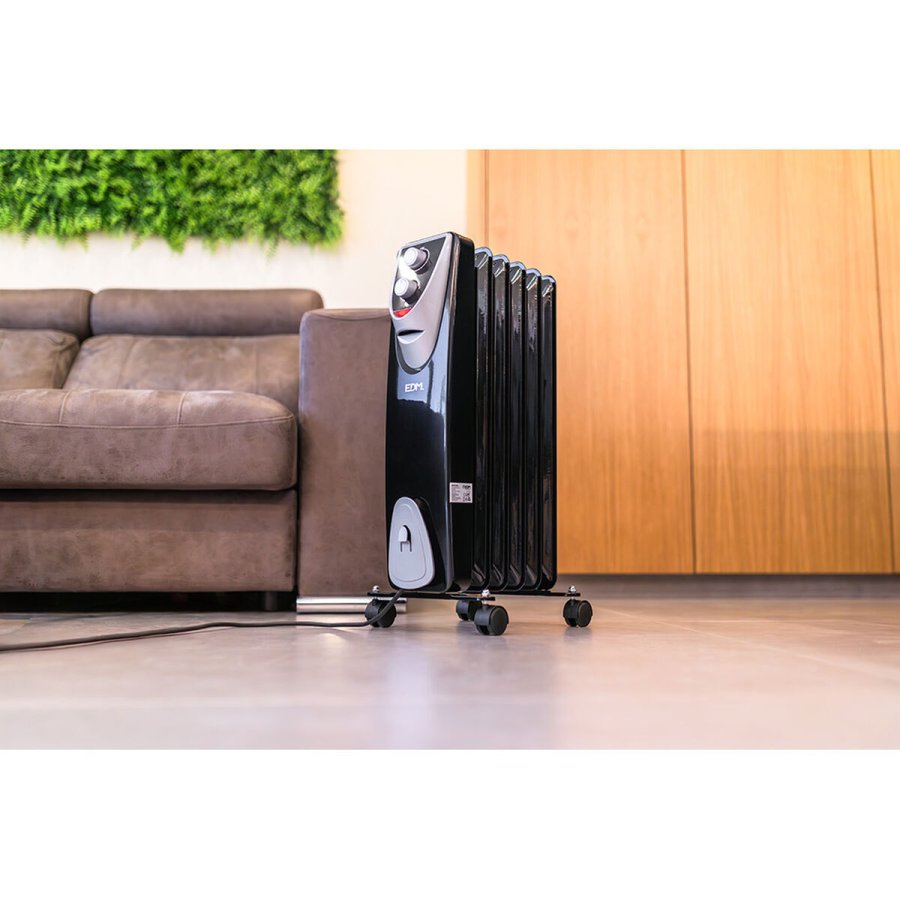 Radiator EDM 07126 Black Edition Sort/Gr 1000 W #9