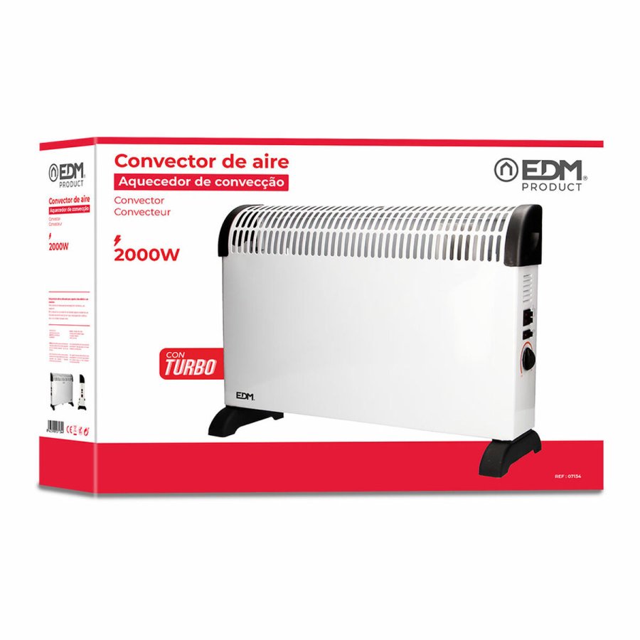 Digitalt varmeapparat EDM 07134 07134 Hvid 2000 W #13