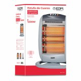 Kvartsradiator EDM 07136 07136 Sort 1200 W #3