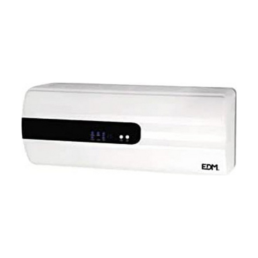 Vgkeramisk Dobbeltvarmeapparat EDM 07206 Hvid 1000-2000 W 1000 - 2000 W #1