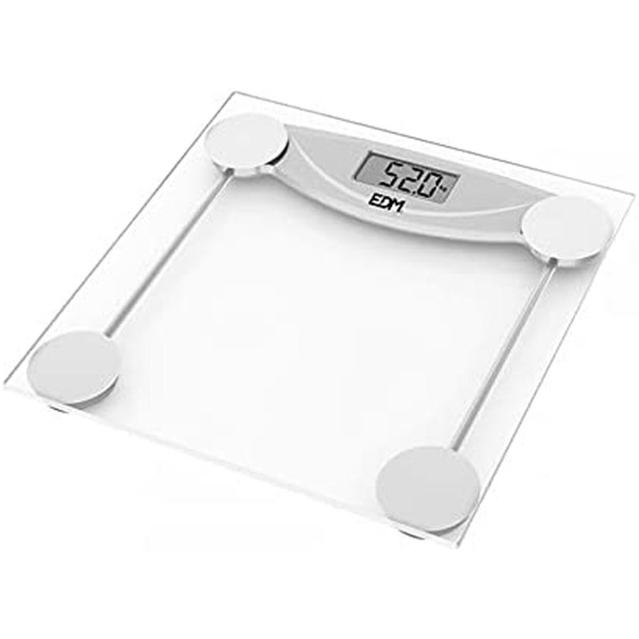 Digital badevgt EDM 07520 Sort Gennemsigtig Krystal 180 kg #1