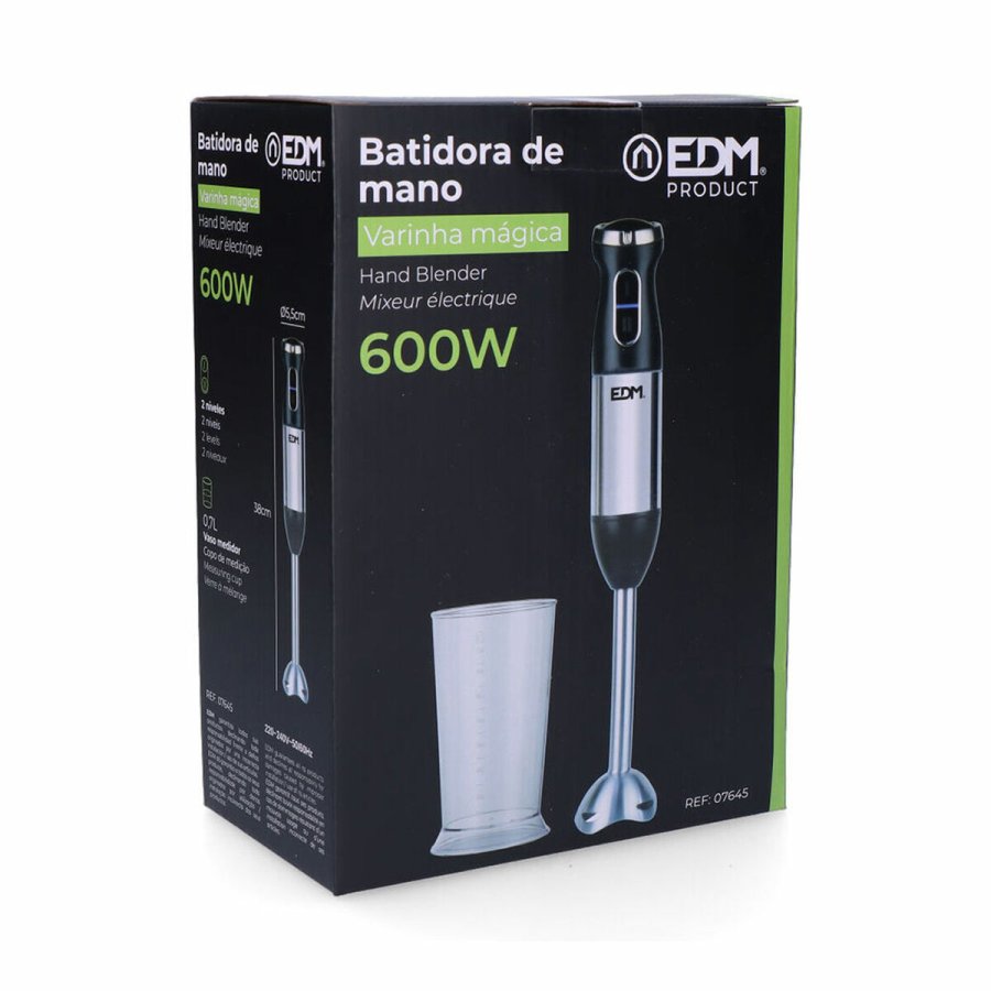 Hndblender EDM 07645 Sort Slvfarvet 600 W #2