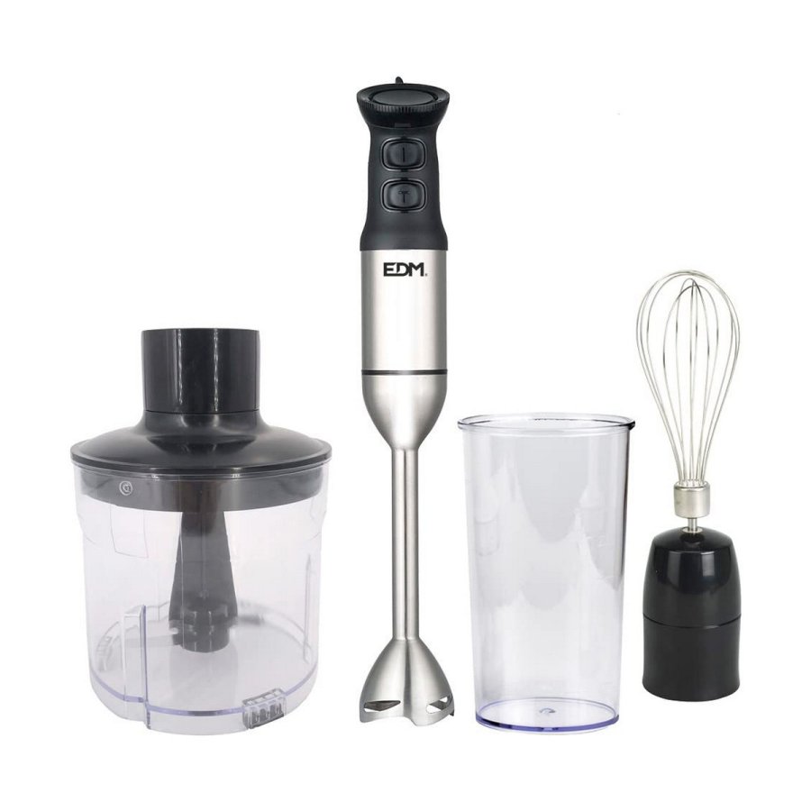 Hndblender EDM 07648 Sort Slvfarvet #1