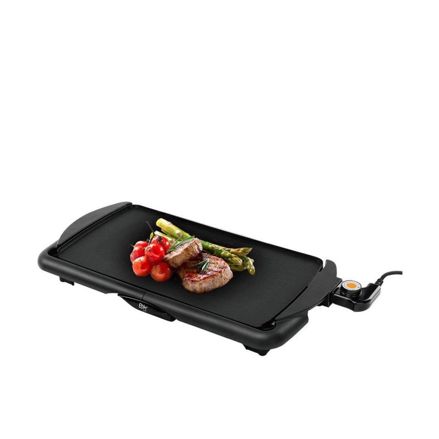 Stegeplade Glat EDM 07663 Sort 2000 W #1