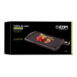 Stegeplade Glat EDM 07663 Sort 2000 W #2