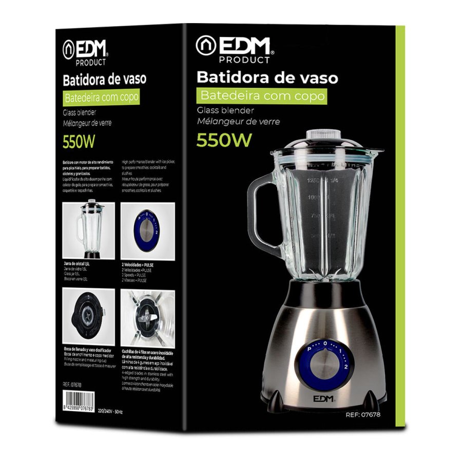 Kop-blender EDM 07678 Sort 550 W 1,5 L #4