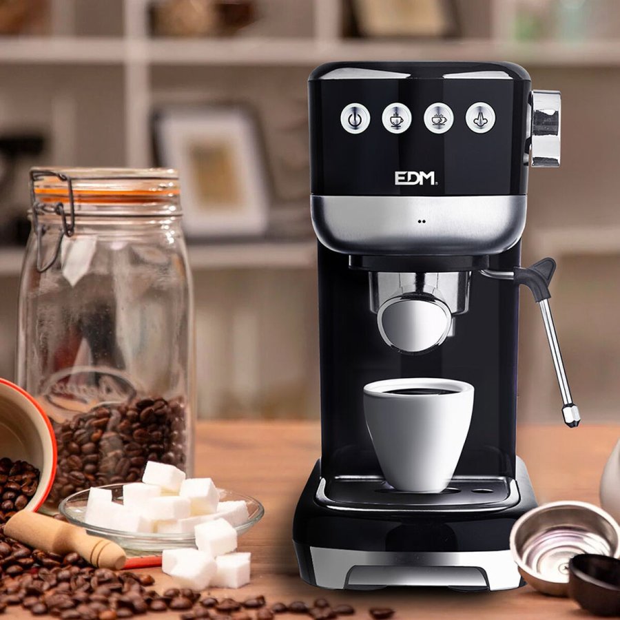 Hurtig manuel kaffemaskine EDM 07707 Sort 2 Skodelice 1,3 L #6