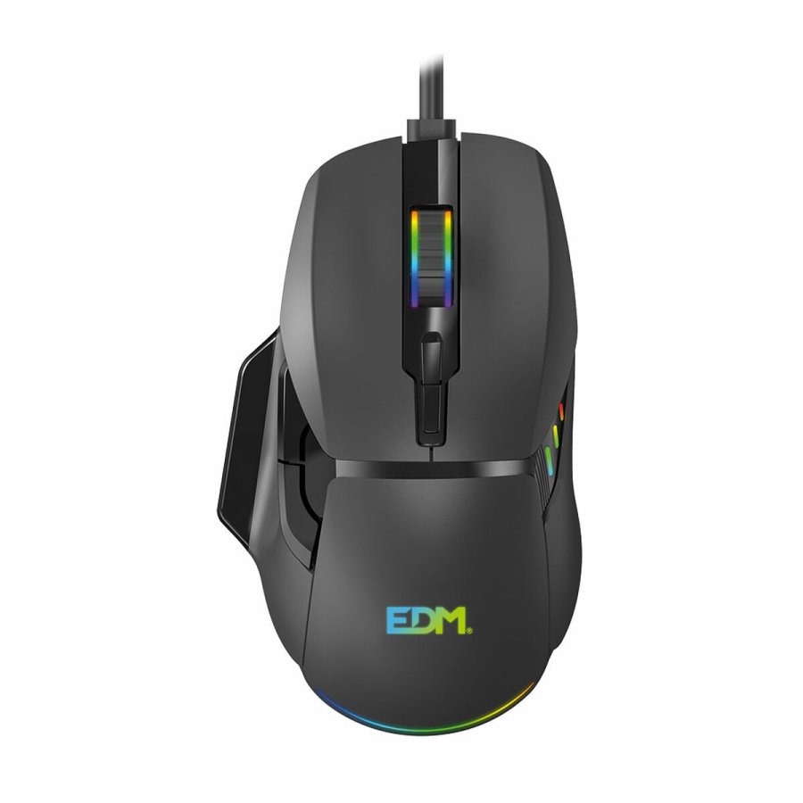 LED gaming-mus EDM 07753 for players Sort 7200 dpi #3