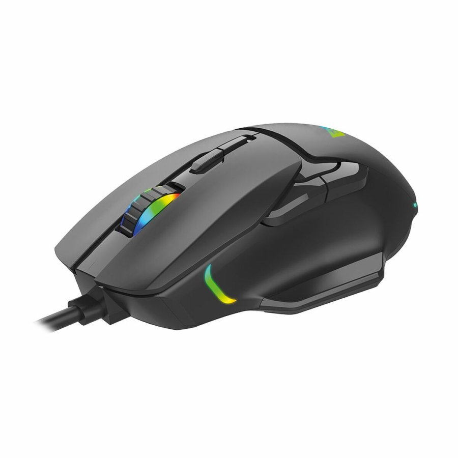 LED gaming-mus EDM 07753 for players Sort 7200 dpi #5