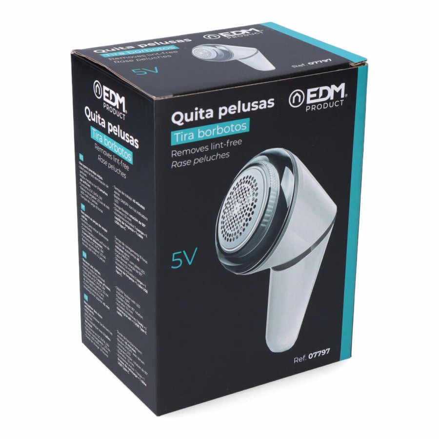Genopladelig elektrisk fnugrulle EDM 07797 07797 Hvid #13