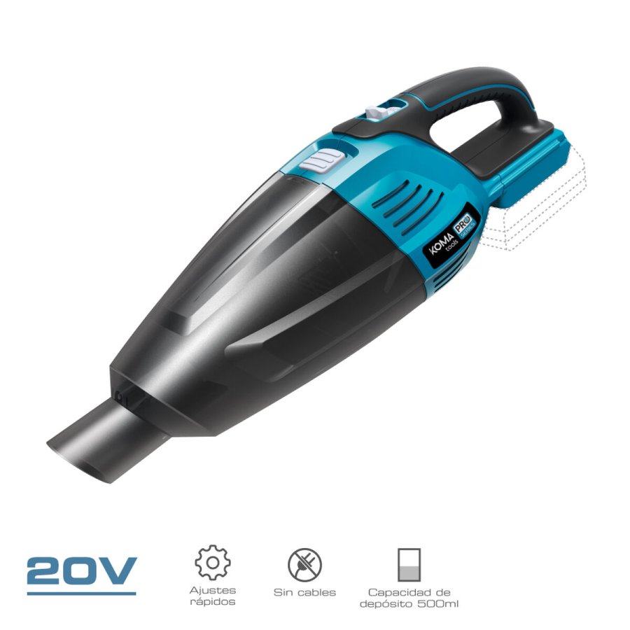 Hndholdt stvsuger Koma Tools Pro Series 45,5 x 13,5 cm #5