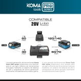 Hndholdt stvsuger Koma Tools Pro Series 45,5 x 13,5 cm #17