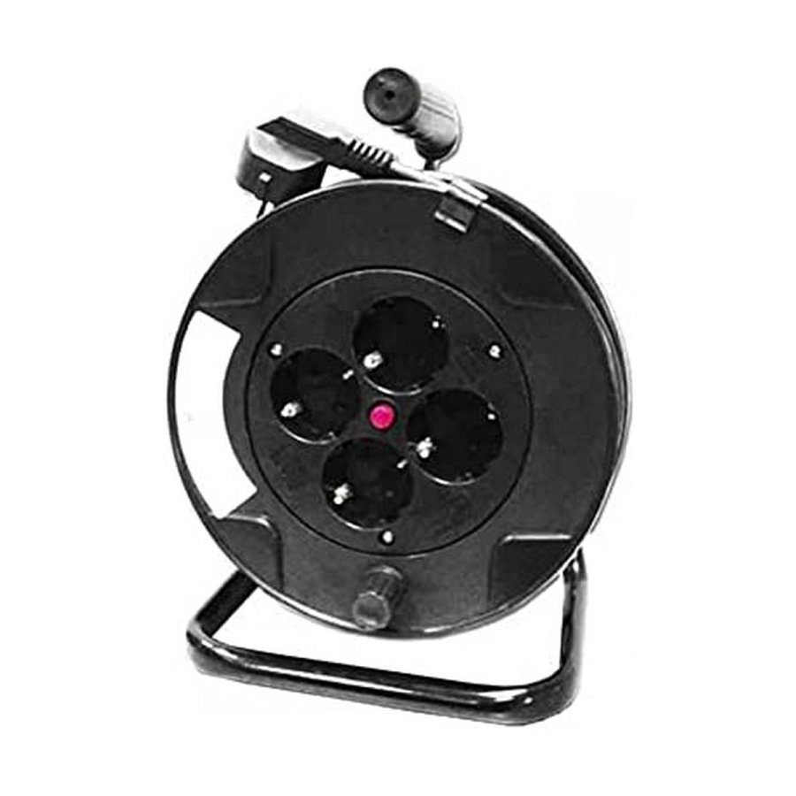 Forlngerledning EDM 20110 Sort 15 m #1