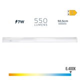 LED Tube EDM 31685 Hvid A E 7 W 600 lm 3,6 x 50,5 x 3 cm 50,5 x 2,2 x 3,5 cm (6500 K) (6400 K) #2