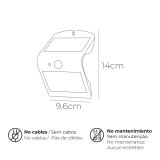 V�glampe EDM 31840 Sort polypropylen 1,5 W 220 lm #4