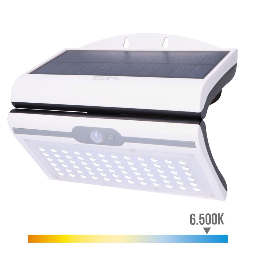 Belysningsarmatur til LED EDM 31848 Hvid 6 W 430 Lm 6500 lm Solar Bev�gelsessensor 6500 K #3