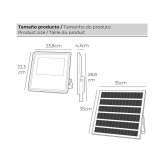 Spotlight projektor EDM 31855 200 W 1500 lm Fjernbetjening Fotovoltaisk solcellepanel (6500 K) #7