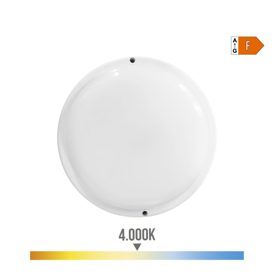 Belysningsarmatur til LED EDM 32406 Hvid Aluminium Plastik F 18 W 120 W 1820 Lm E27 Cirkul�r (4000 K) #2