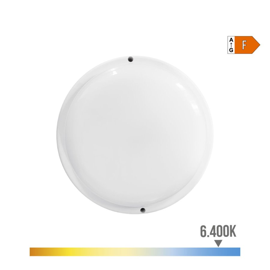 Belysningsarmatur til LED EDM 32407 Hvid Aluminium Plastik F 18 W 120 W 1820 Lm Cirkul�r (6400 K) #2