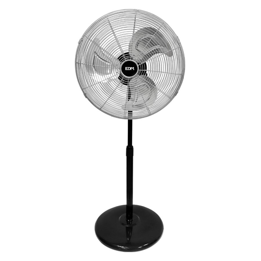Fritstende ventilator EDM 33528 Mat bagp 80 W  50 cm industriel #1