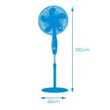 Fritstende ventilator EDM 33967 Sort 60 W #4
