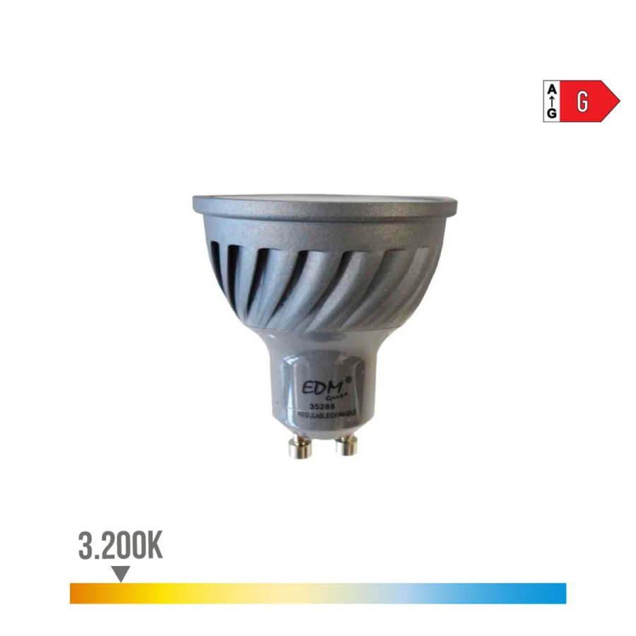LED-lampe EDM Kan justeres G 6 W GU10 480 Lm � 5 x 5,5 cm (3200 K) #3