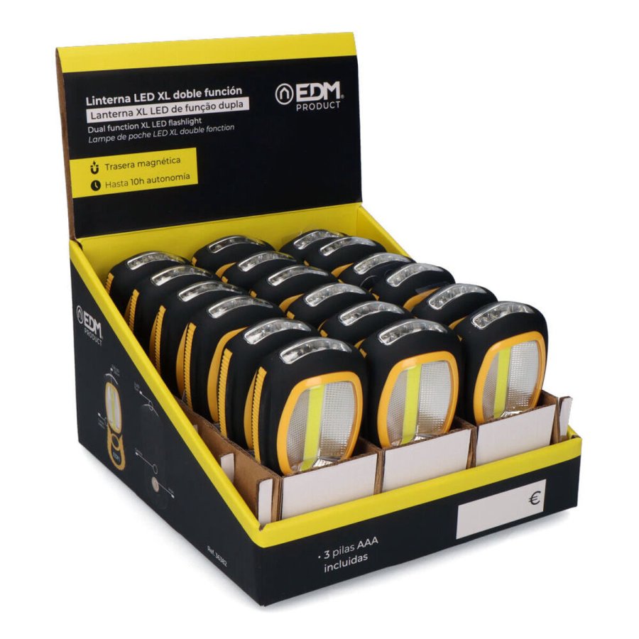 Lygte LED EDM 36382 Cob XL 3 W Dobbeltfunktion Krog Magnet #7