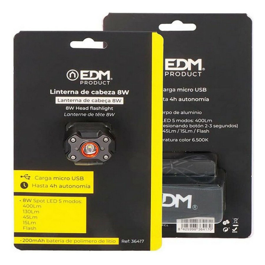 LED Pandelampe EDM 36417 Sort 8 W 400 lm #4