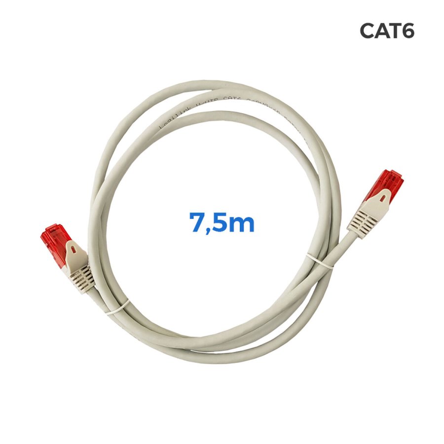 Kategori 6 Hard UTP RJ45 kabel EDM 56037 Gr 7,5 m #2