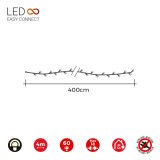 LED guirlande EDM 71251 4 m Hvid #4