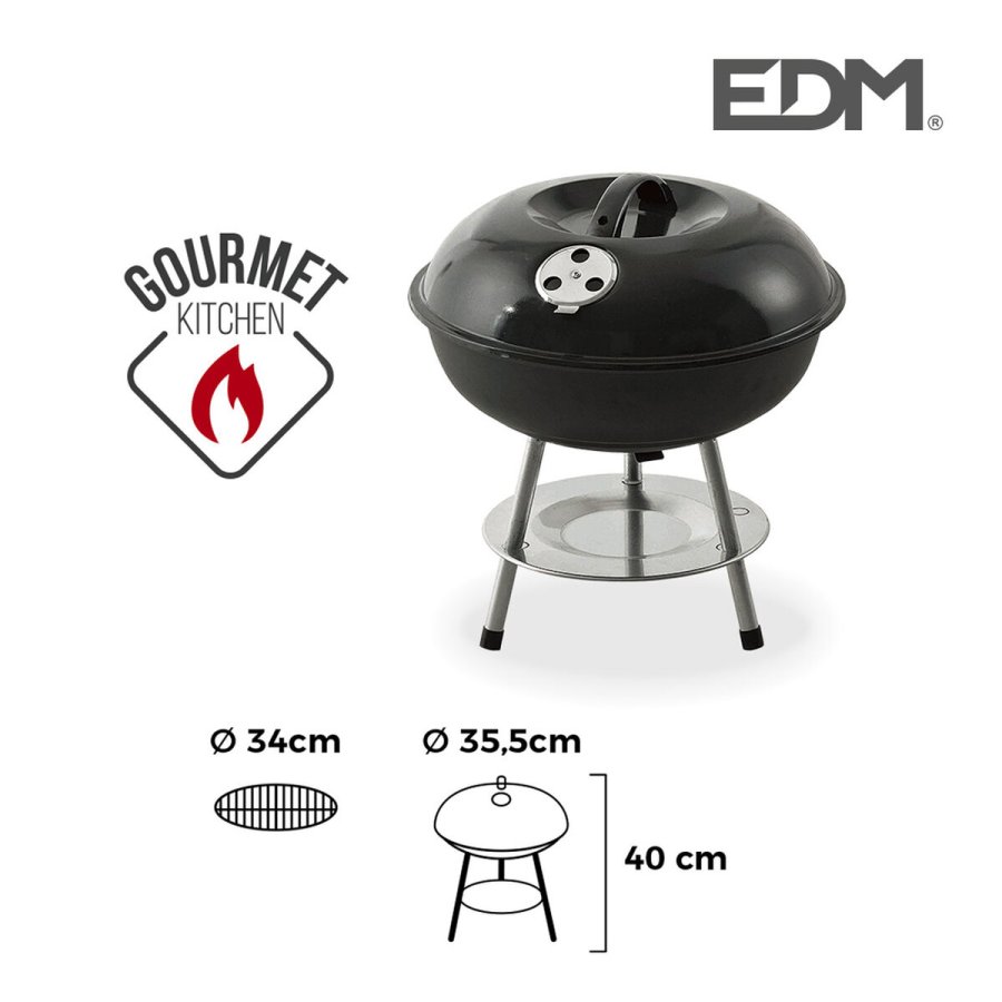 Havegrill EDM 73837 Sort #5